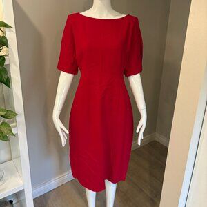 Hugo Boss Red Cocktail Dress